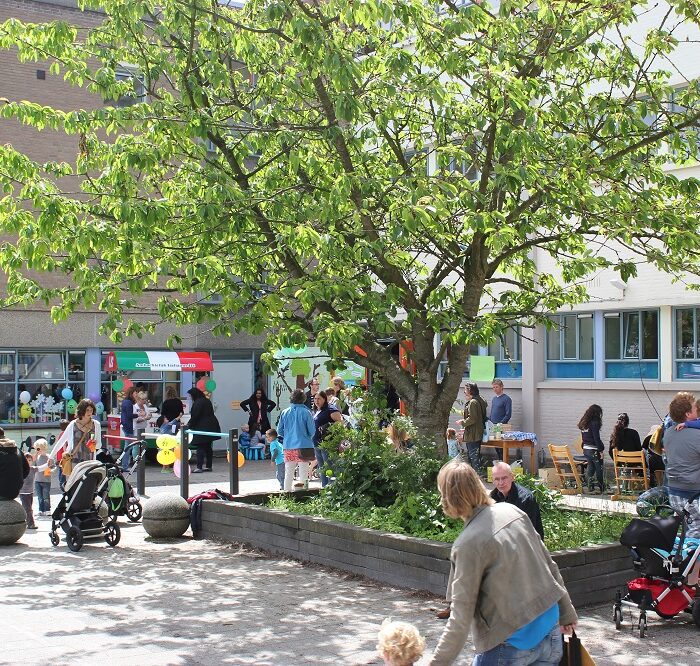 schoolplein bij bso 2vriendjes in bezuidenhout den haag