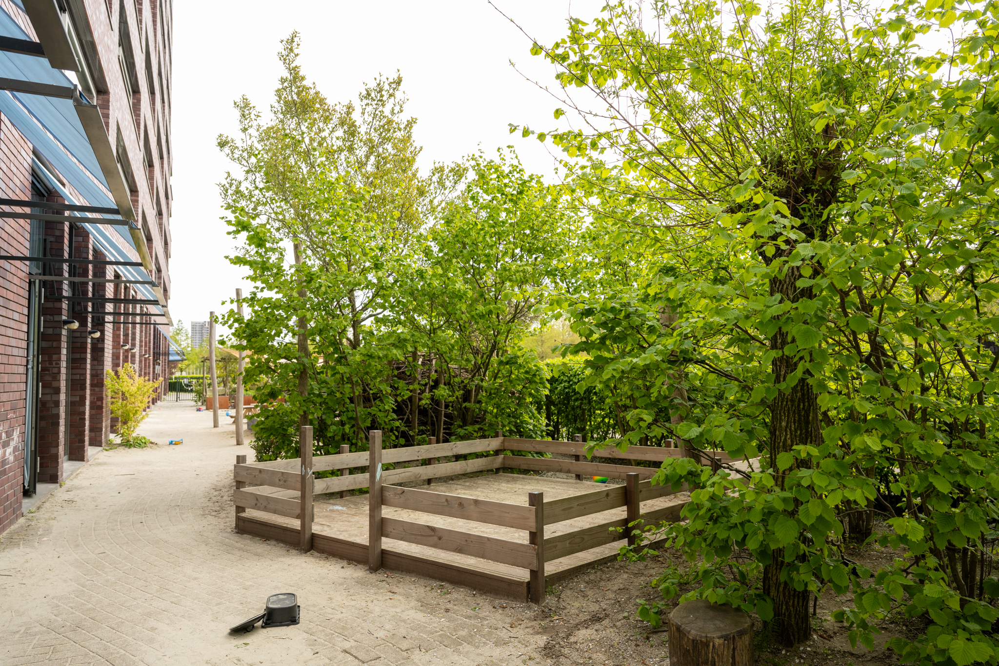 natuurtuin bij peuteropvang 2zwanen in ypenburg