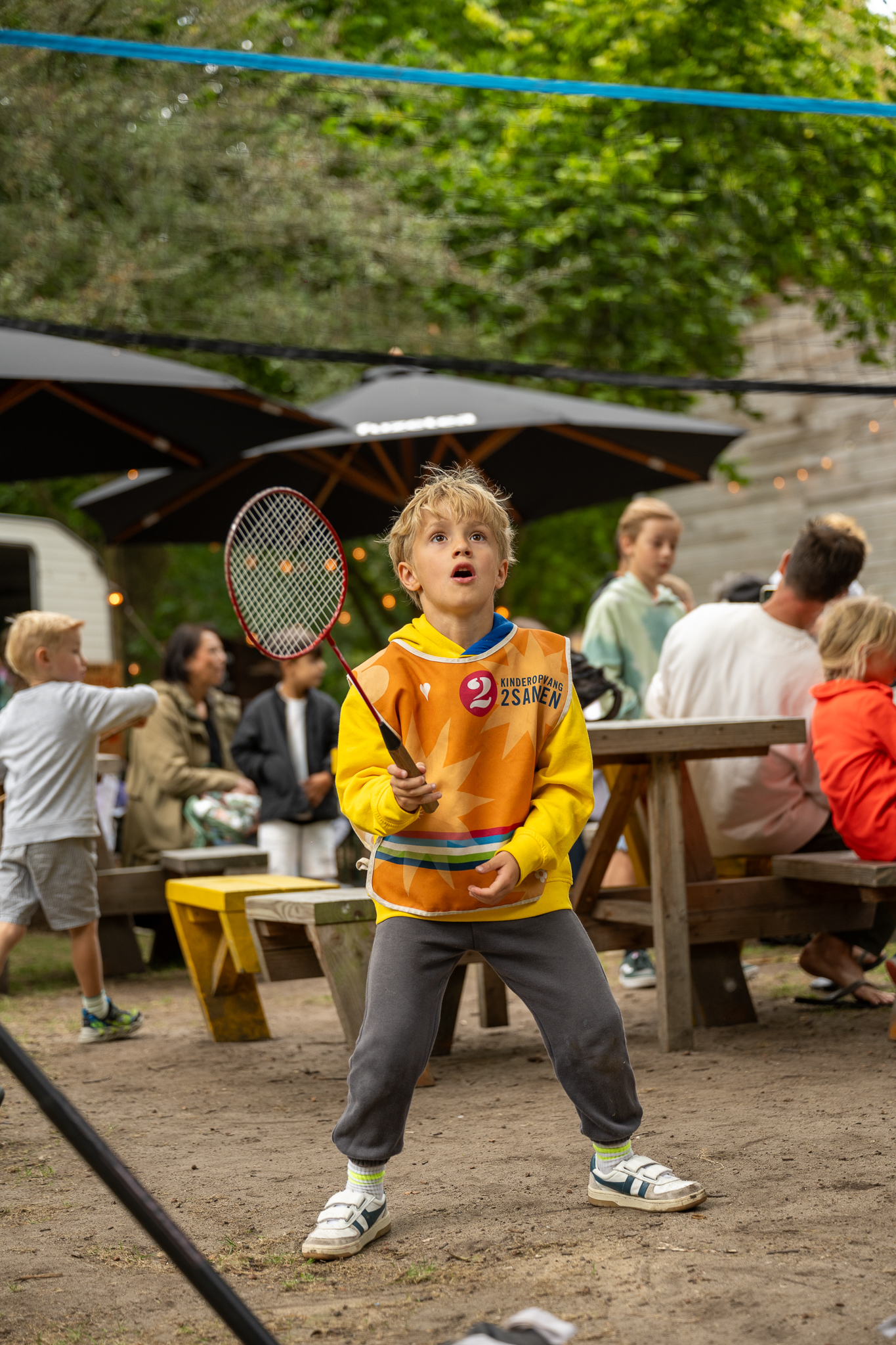 badminton in het vakantiepark kinderopvang 2samen